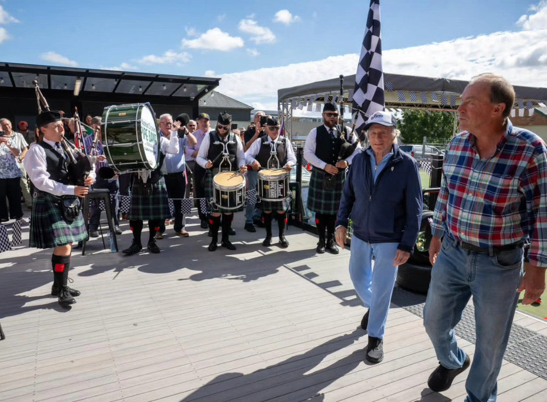 Piping for Racing Royalty!