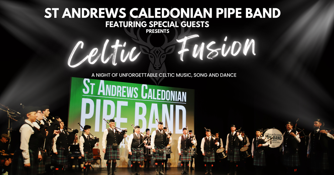 St Andrews Caledonian Pipe Band Returns With Celtic Fusion.